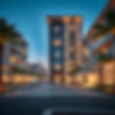 Modern architectural design of Adib Properties