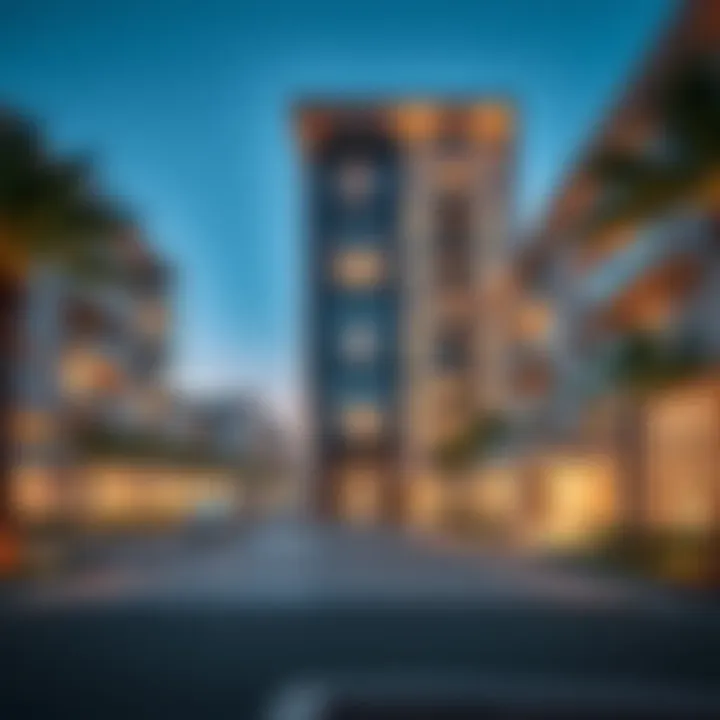 Modern architectural design of Adib Properties