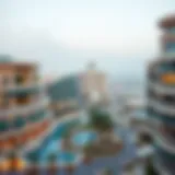 A panoramic view of Al Dar Dubai showcasing its modern architecture