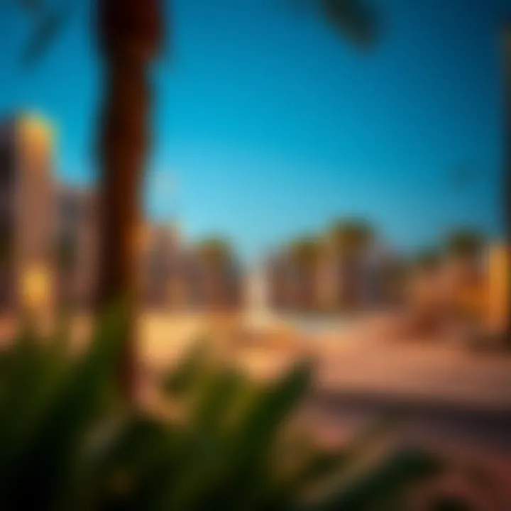 Vibrant community space surrounding Al Jawhara Residences