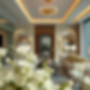 Luxurious Interior of Al Khail Gate Interior view of a luxury apartment in Al Khail Gate