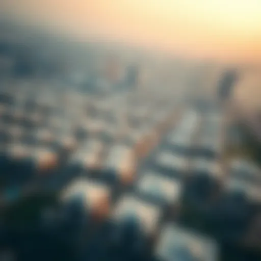 Aerial view of Al Nahda 1 showcasing its real estate