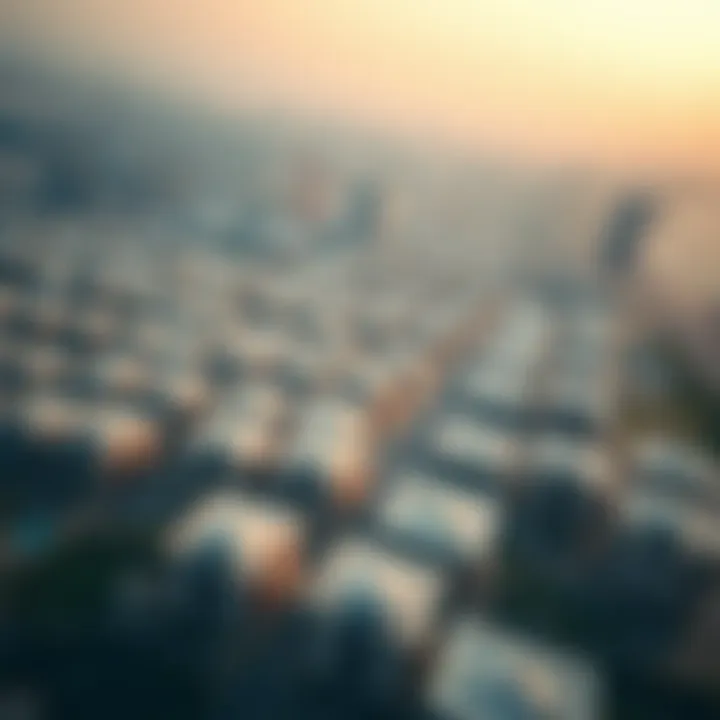 Aerial view of Al Nahda 1 showcasing its real estate
