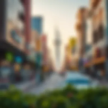 Vibrant commercial establishments in Al Nahda 1