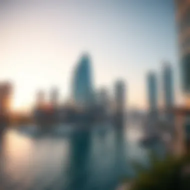 Strategic Location of Bayview Tower Strategic location of Bayview Tower in the heart of Dubai