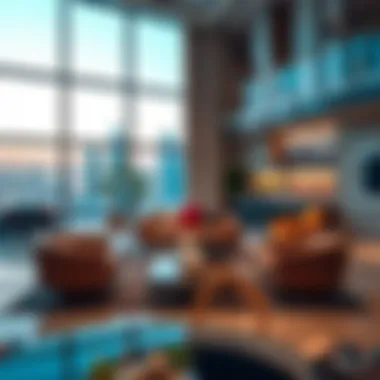 Elegant living space within Bugatti Residences reflecting automotive inspiration