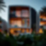 Exterior view of Bugatti Residences showcasing sleek architecture