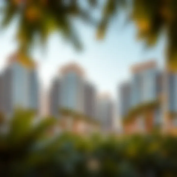 Rendering of a new residential complex on Deira Island highlighting innovative design