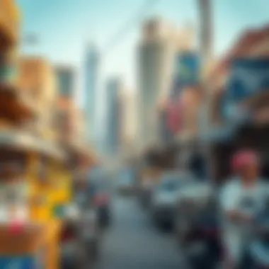 Visual representation of Dubai's vibrant freelance market