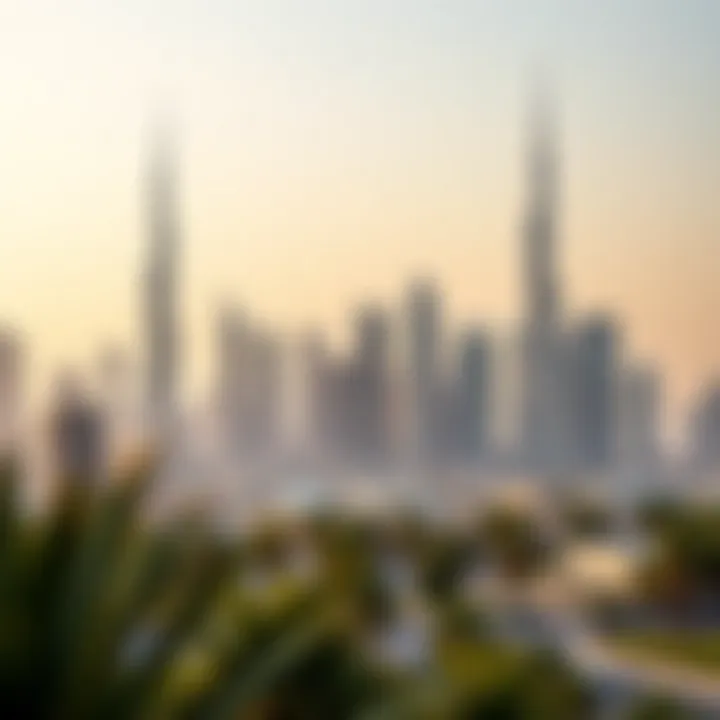 Dubai skyline showcasing real estate