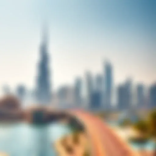 Dubai skyline showcasing luxury properties