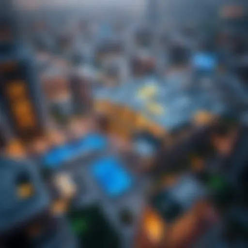 Aerial view of Al Barsha South Fourth showcasing its modern architecture