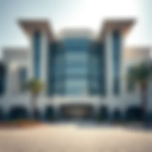 Stunning exterior view of Al Khail Gate Community Centre