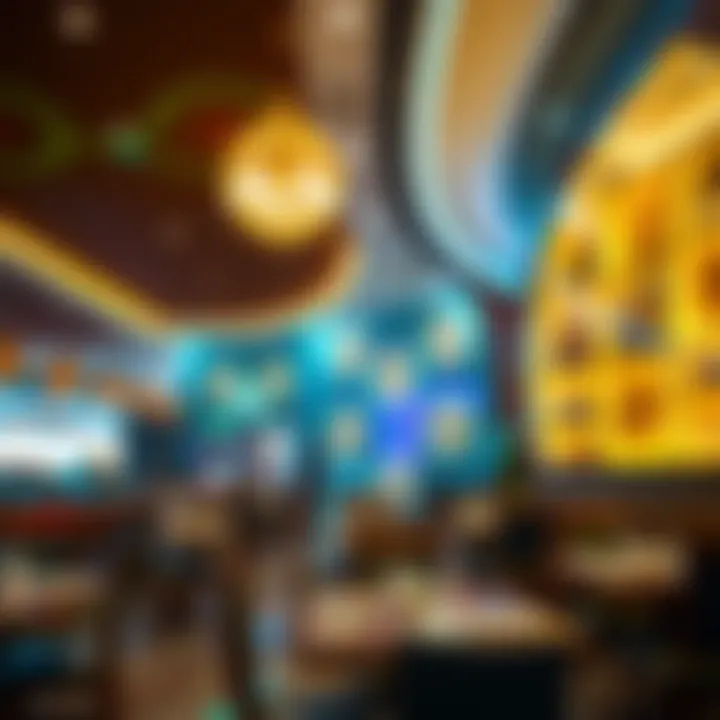 Dining options featuring diverse cuisines at الماريا مول