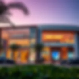 Exterior view of الماريا مول showcasing its modern architecture