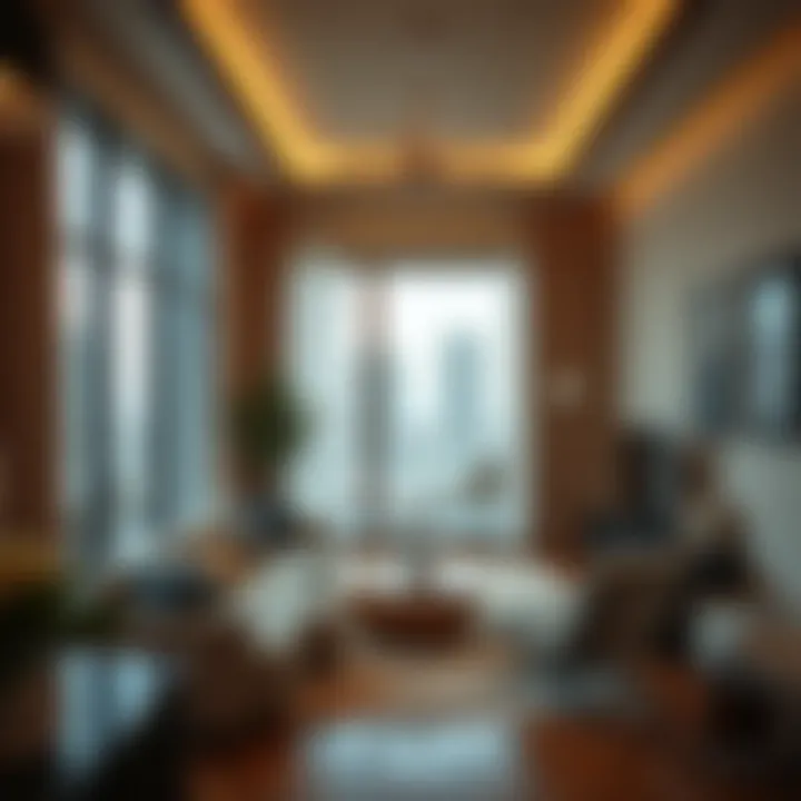 Stylish Apartment Interior in Al Nahda Interior of a stylish apartment available for rent in Al Nahda.