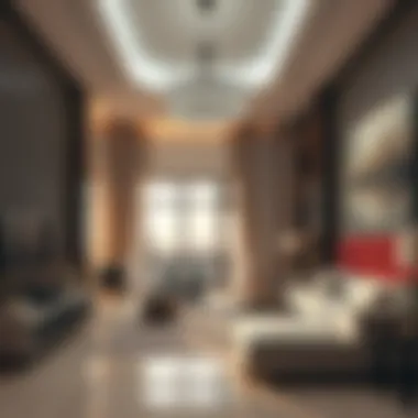 Luxurious interiors of a property in Al Sadaa, highlighting contemporary design