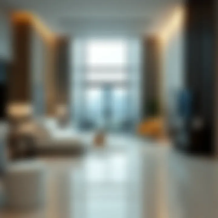 Modern interiors showcasing a luxury apartment in Arabella