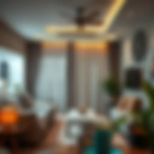 Cozy shared living space showcasing modern decor