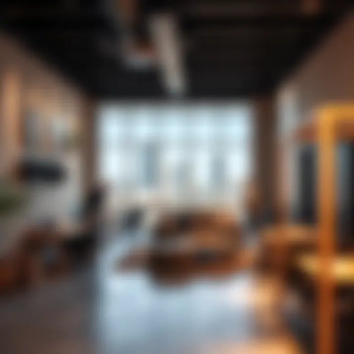 A vibrant community space within Sports City encouraging social interactions.