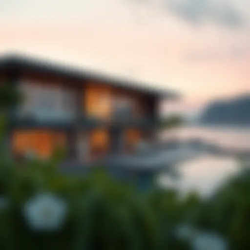 Stunning architectural design of Blue Water Residence