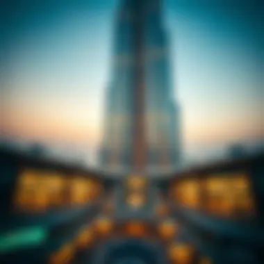 Architectural details of Burj Khalifa