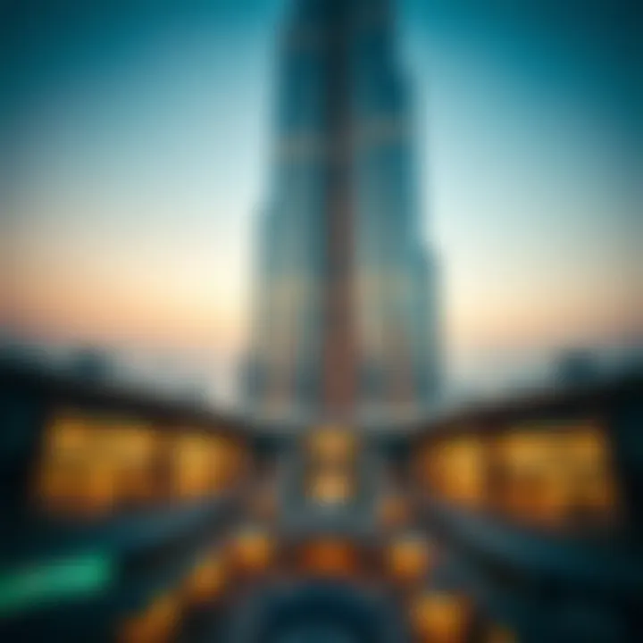 Architectural details of Burj Khalifa