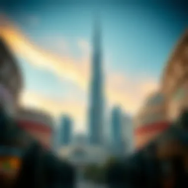 Dubai Mall's unique vantage point