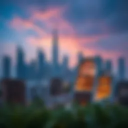 Dubai skyline showcasing luxury real estate