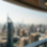 A panoramic view of Dubai's skyline showcasing modern architecture