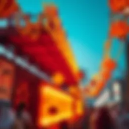 Traditional Emirati celebration featuring vibrant decorations