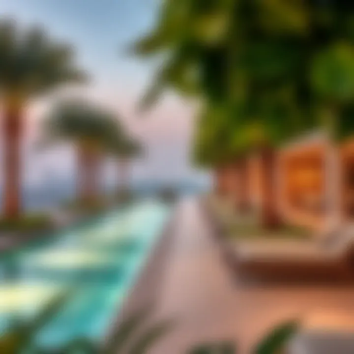 Luxury amenities available within Park Horizon development
