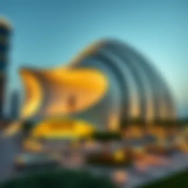 The futuristic design of the Museum of the Future