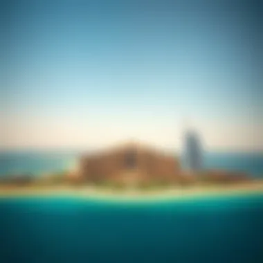 The luxurious Palm Jumeirah viewed from above