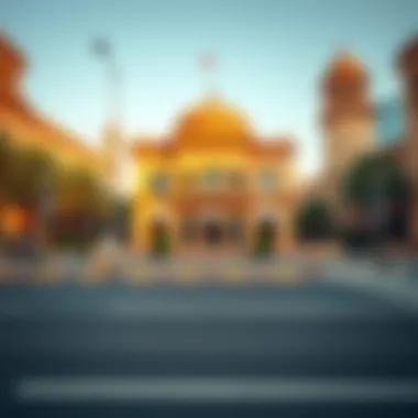 Cultural Heritage Landmark on Khalifa Bin Zayed Historical landmark along Khalifa Bin Zayed Street reflecting cultural heritage