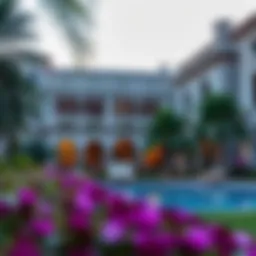 Elegant park residence with lush greenery