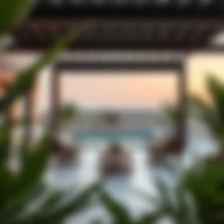 Serene Outdoor Area Tranquil outdoor space in Ras Al Khor apartments