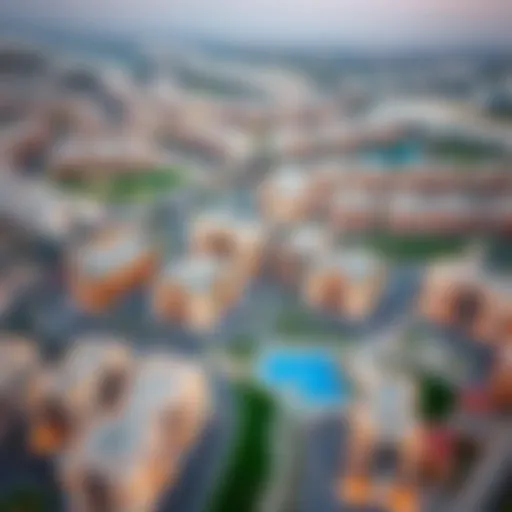 Aerial view of Rashidiya 3 showcasing residential developments