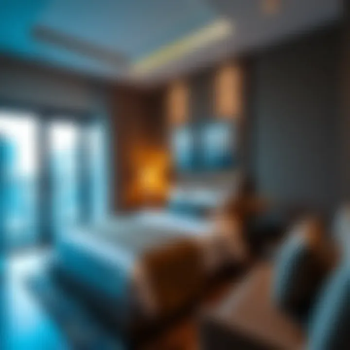 Modern Room Amenities in Khalifa City Modern amenities in a typical room rental in Khalifa City