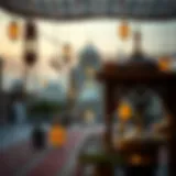 Cultural decorations symbolizing Ramadan in the UAE