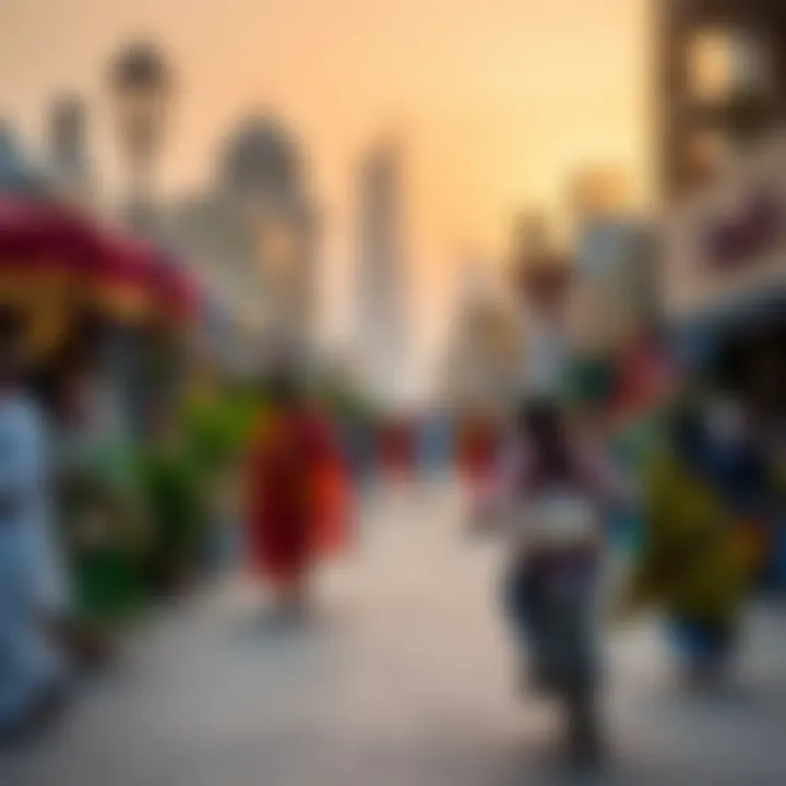 Vibrant cultural scene in Dubai with diverse festivals