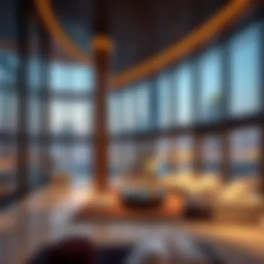 Modern Interior Spaces of Al Fakhama Tower Interior spaces showcasing modern amenities of Al Fakhama Tower