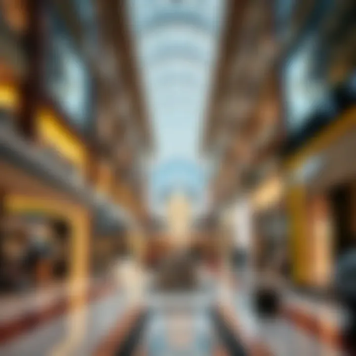 Interior shot highlighting the luxurious shopping experience