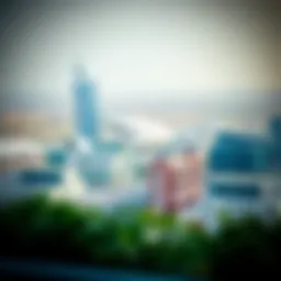 A panoramic view of Dubai Free Zones showcasing modern architecture.