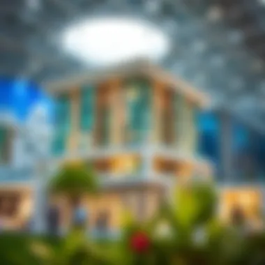 Real estate exhibition showcasing innovative properties