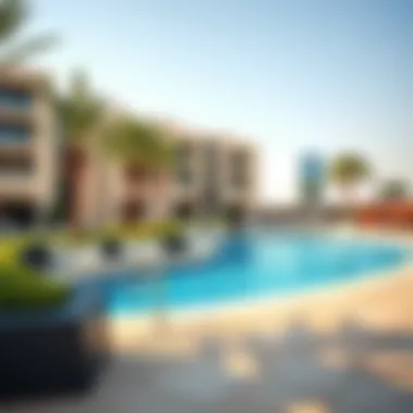 Modern amenities and facilities in West Bay, Dubai