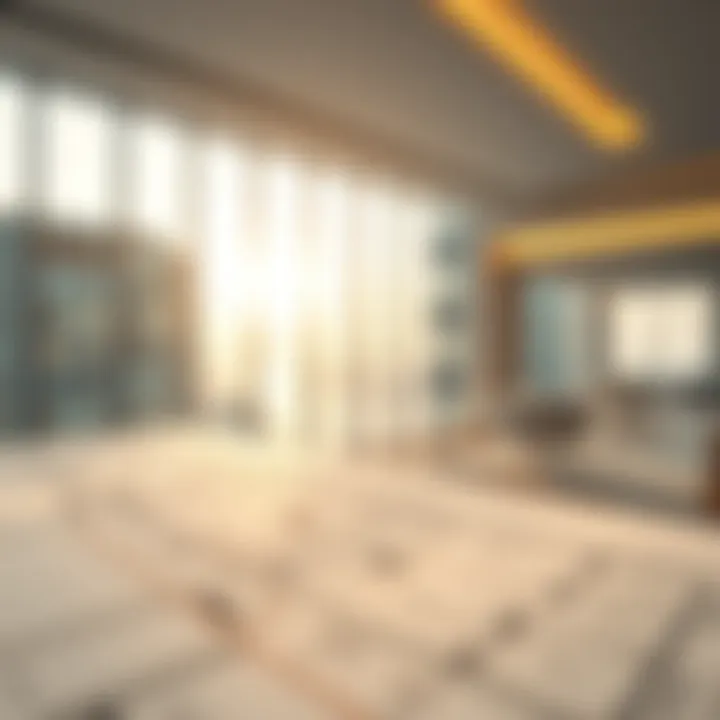 Architectural blueprint highlighting floor plan designs influenced by views