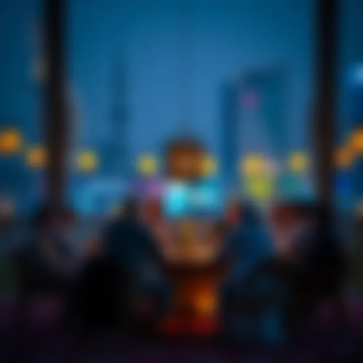 Unity in the Spirit of Iftar Gathering around a table for Iftar