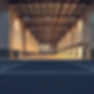 Image of modern industrial warehouse with loading docks in Al Quoz