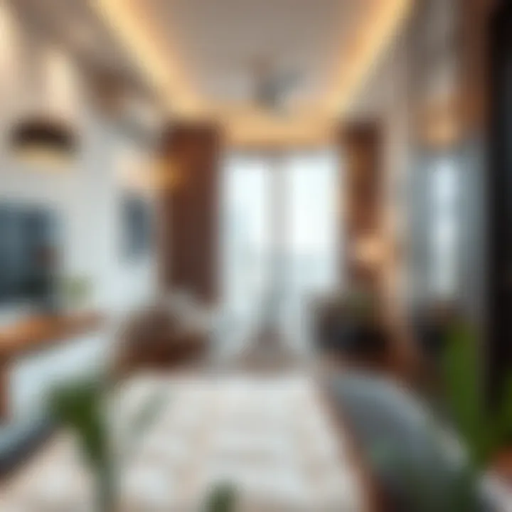 Stylish Apartment Interior in International City An attractive apartment interior exemplifying typical housing options in International City
